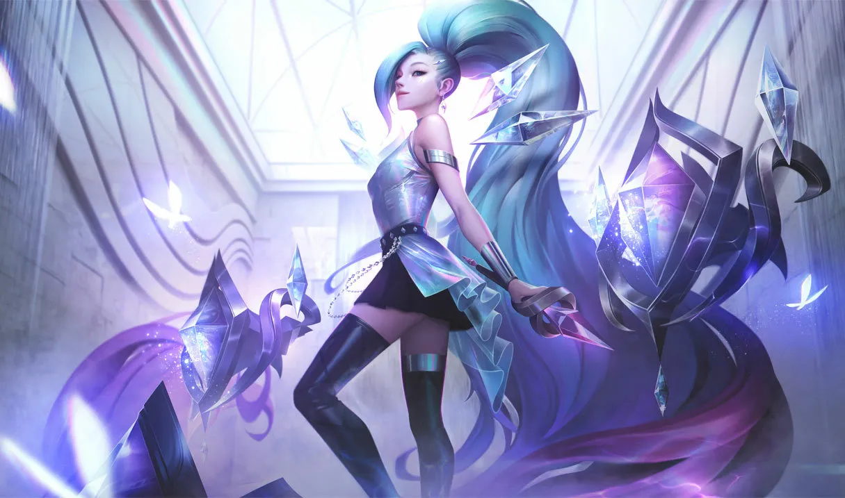 K/DA All Out Seraphine Ultimate League of Legends skin