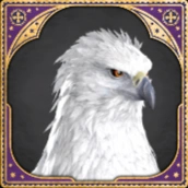 An image of the Hippogriff from Hogwarts Legacy, a large beast with the head and wings of an eagle.