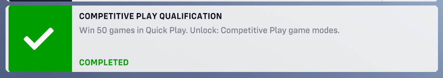 Image of competitive play qualification in overwatch 2