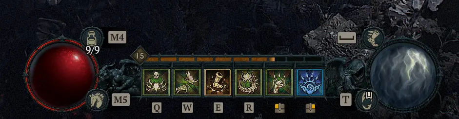 Spiritborn Skill bar in Diablo 4