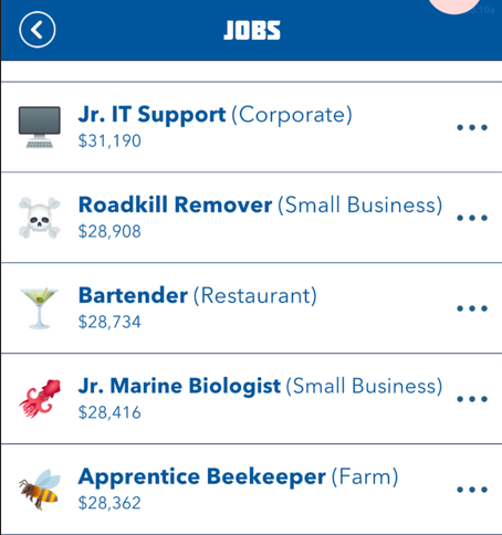 Apprentice Beekeeper job in Bitlife