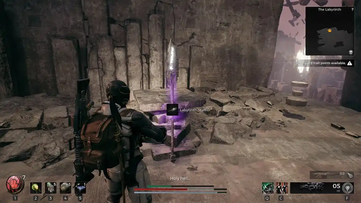 The Labyrinth Staff in Remnant 2