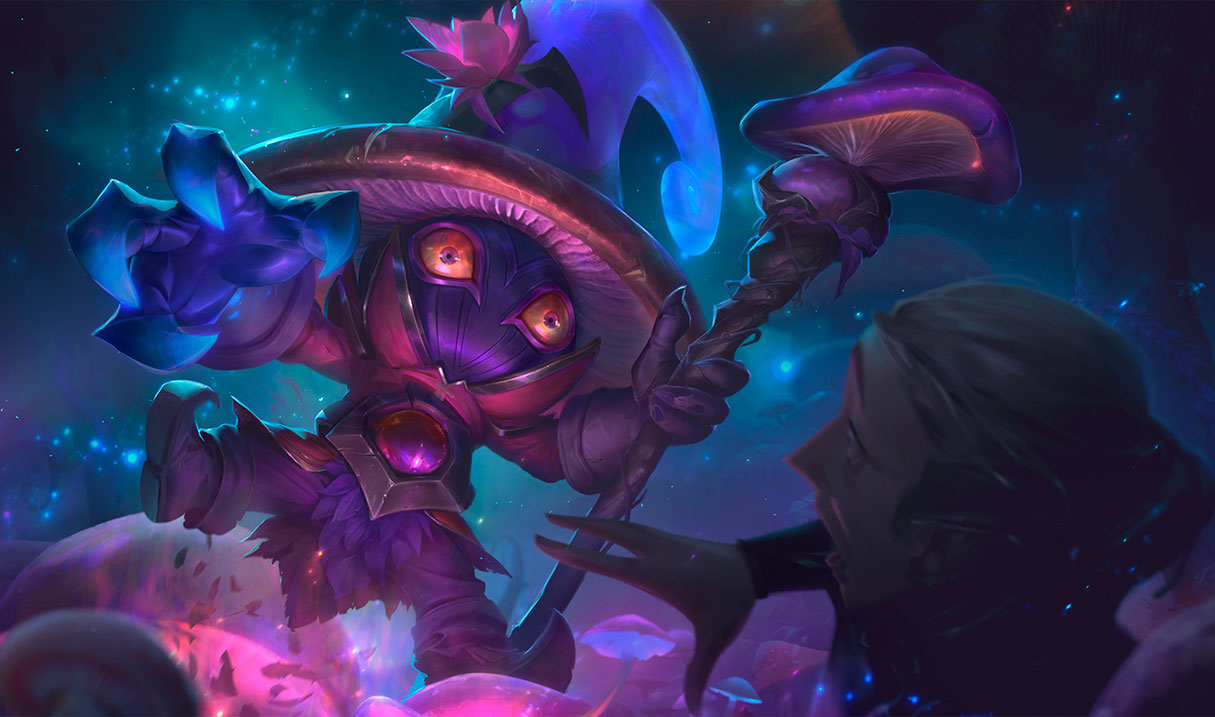 Spellcaster Veigar skin as it appears in League of Legends