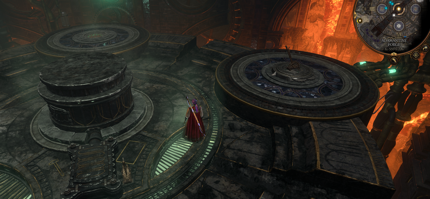 Image displays the Adamantium Forge from an ingame screenshot in Baldur's Gate 3.