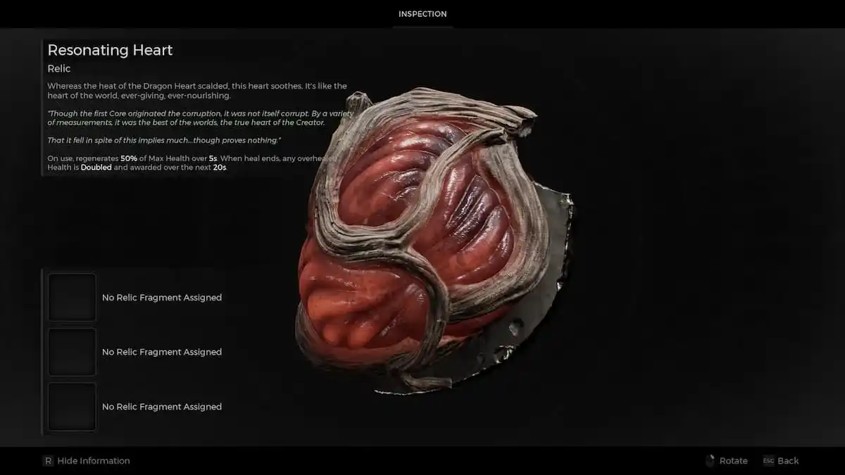 The Resonating Heart in Remnant 2.