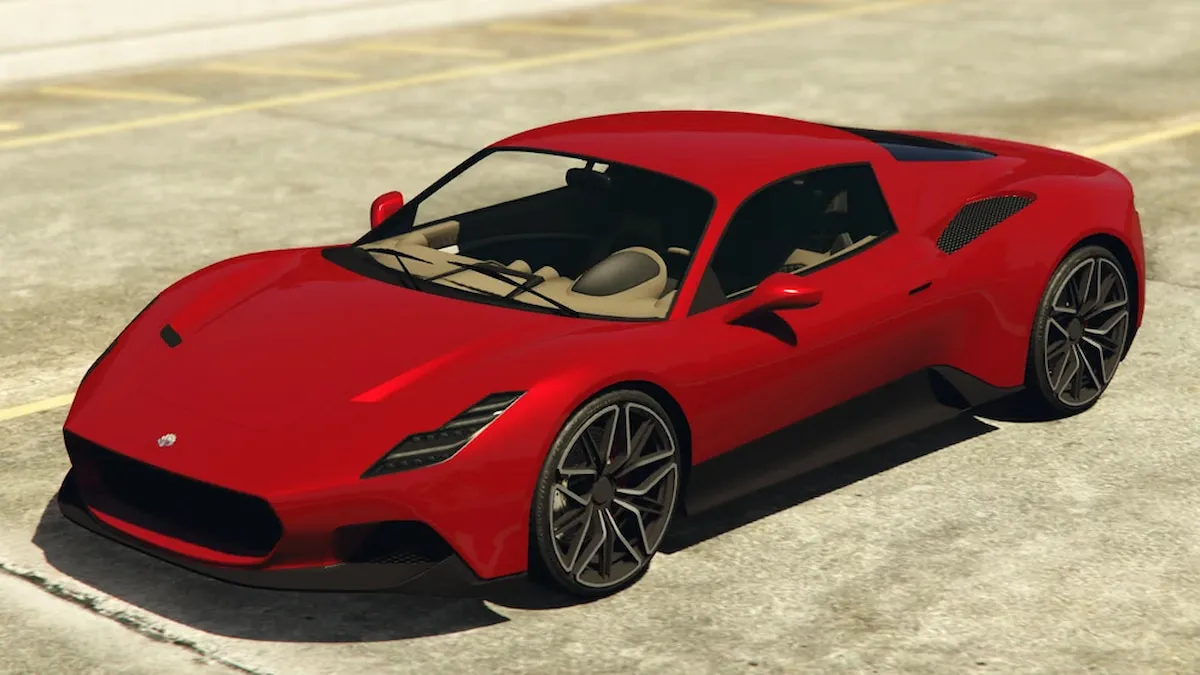 Grand Theft Auto V Lampadati Corsita in Red