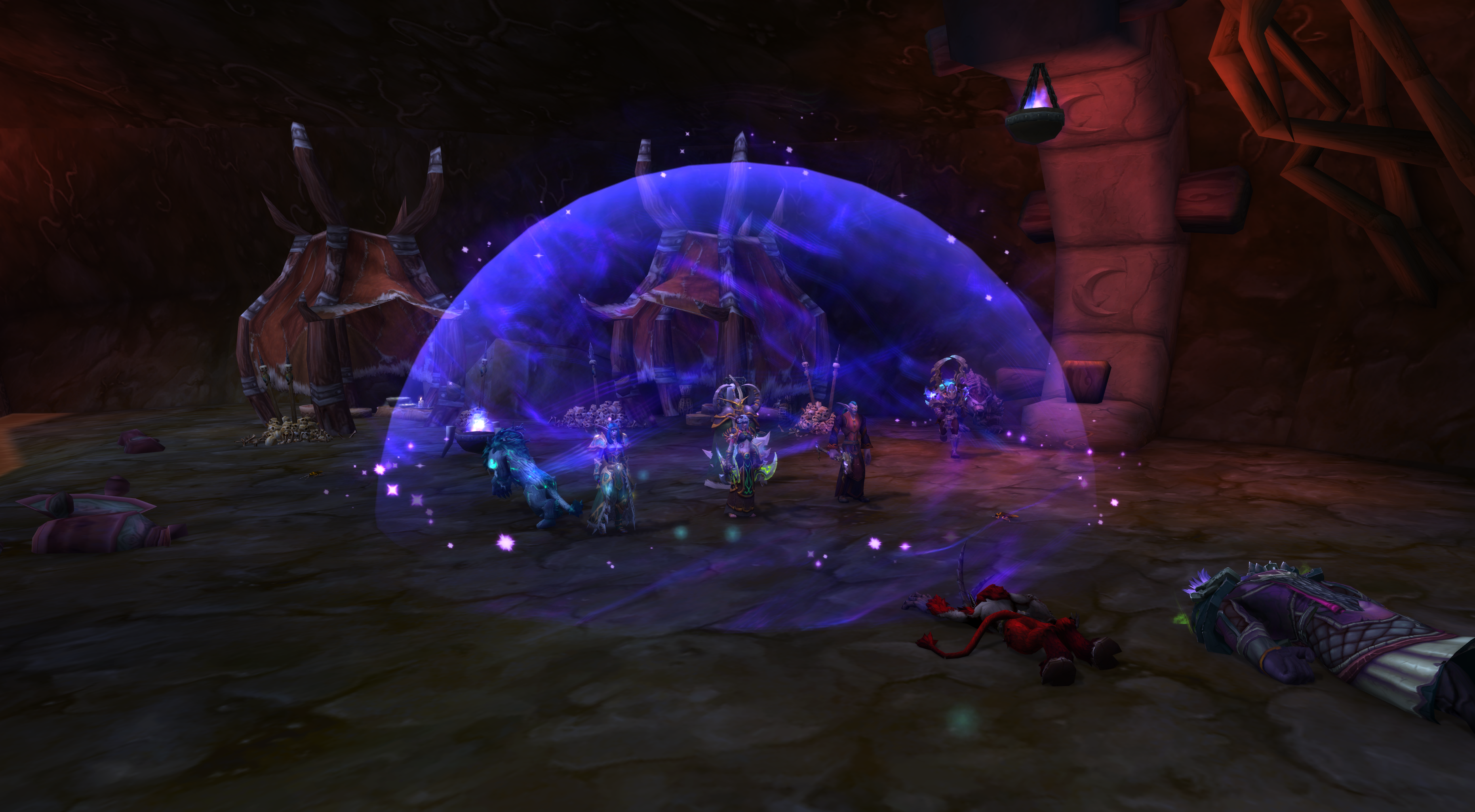 WoW screenshot of the Night Elf quest line in Felwood