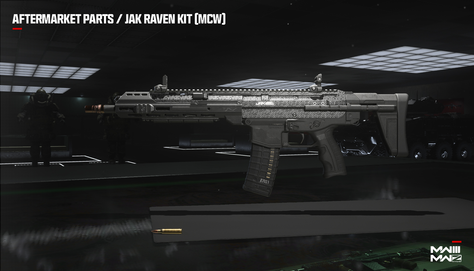 A screenshot of the JAK Raven Kit, a standard AR.