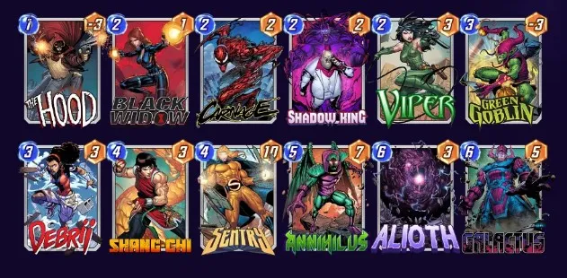 Galactus Junk deck in Marvel Snap