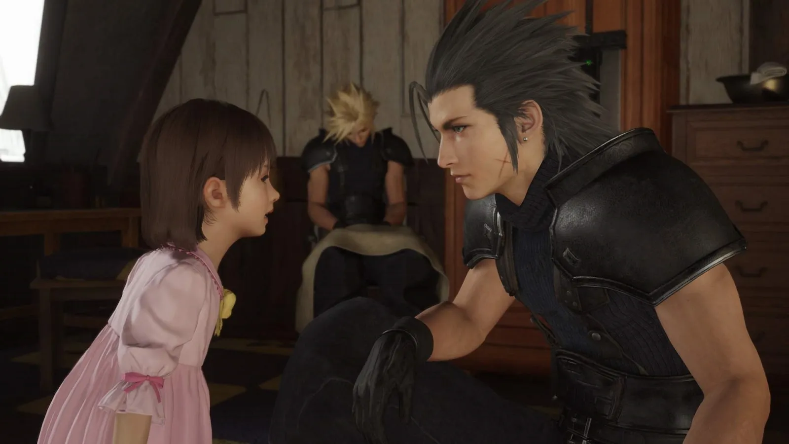 Final Fantasy 7 Rebirth Zack meets Marlene