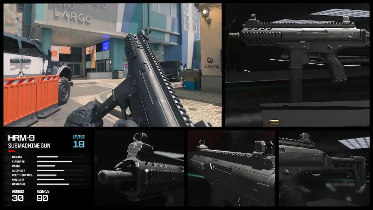 HRM-9 new SMG in MW3 season one reloaded