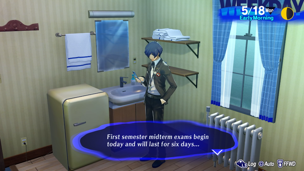 Start of May Midterms Persona 3 Reload