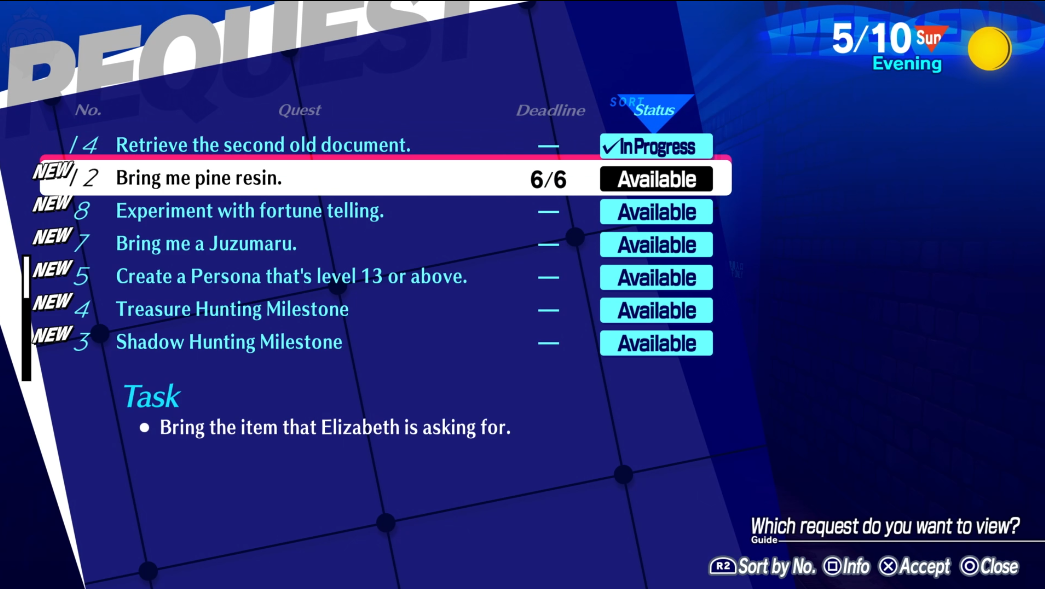 Elizabeth Requests Persona 3 Reload