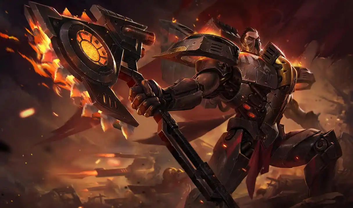 Dreadnova Darius skin in League of Legends