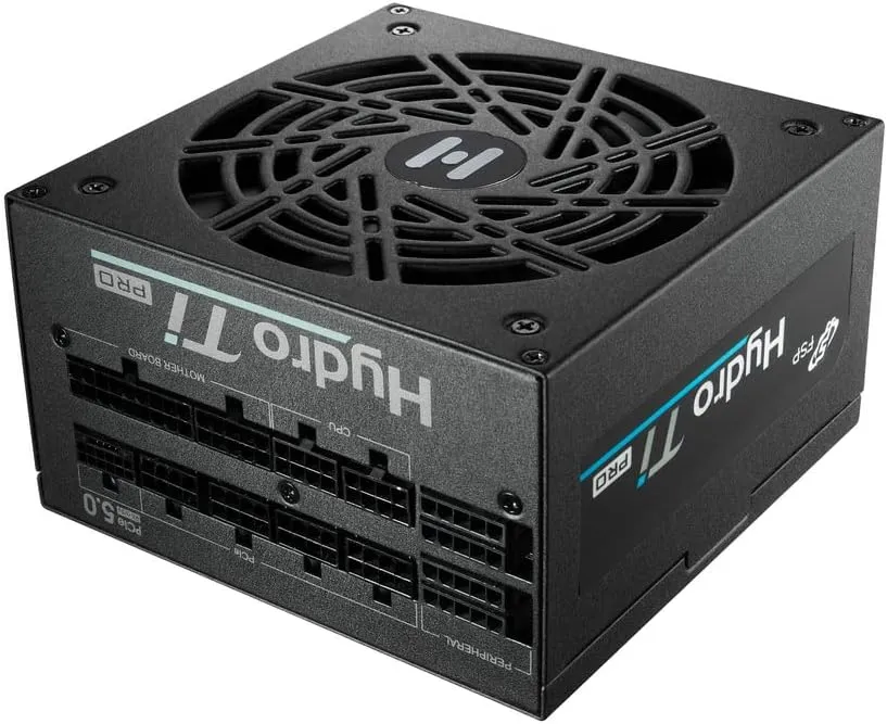 FSP Hydro Ti Pro ATX 3.0 PSU on white background