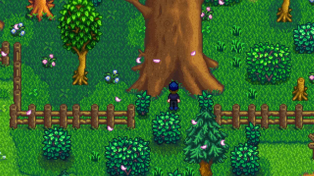 Stardew Valleyで大きな木のクエストを完了する方法