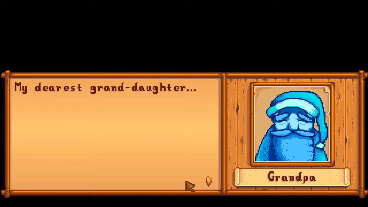 Grandpa evaluating farmer