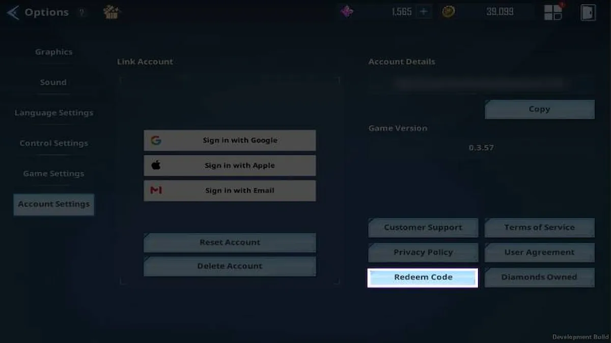 How to redeem codes in Solo Leveling Arise