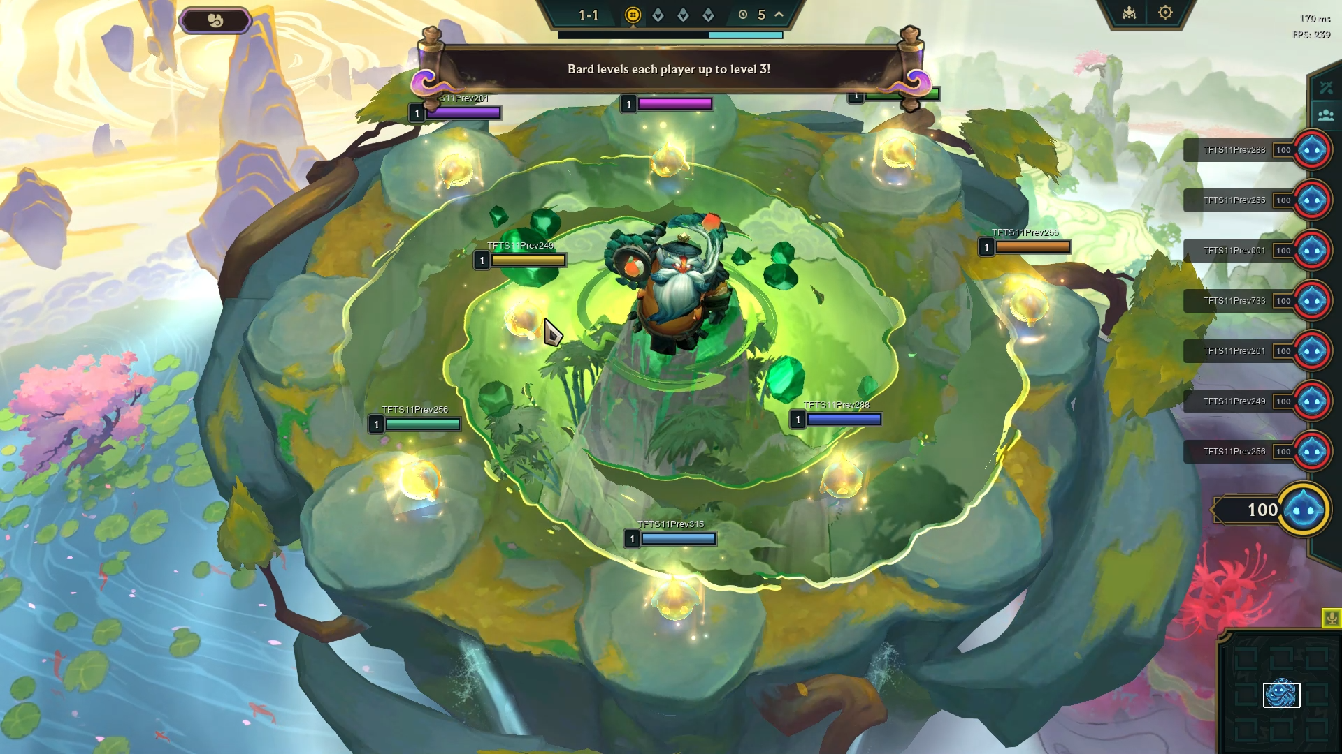 Bard TFT Encounter. Screenshot by Dot Esports