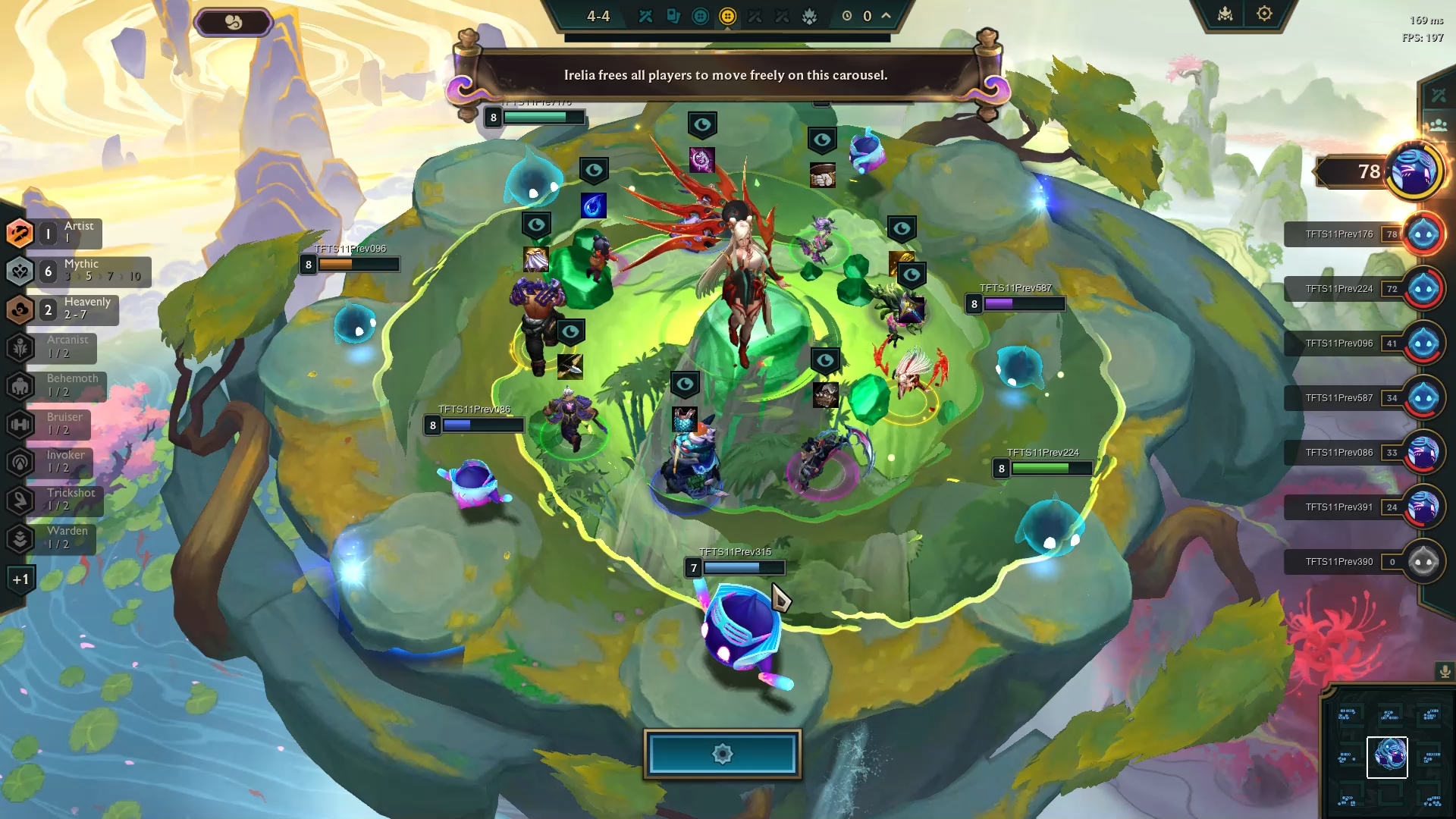 Irelia TFT Encounter. Screenshot by Dot Esports