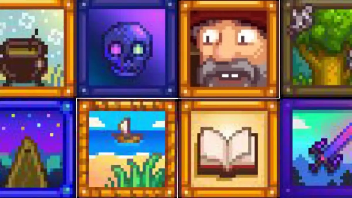 Stardew Valley 1.6 のすべての実績とその取得方法