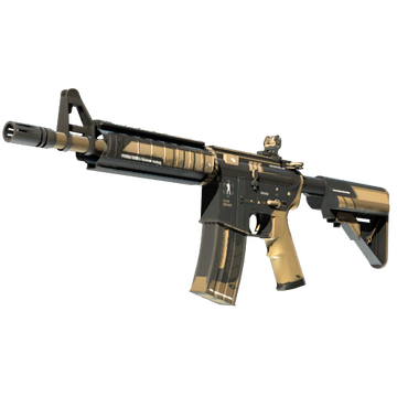 The M4A4 desert strike skin in CS2. 