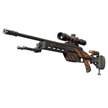 SSG 08 Slashed skin in CS2. 