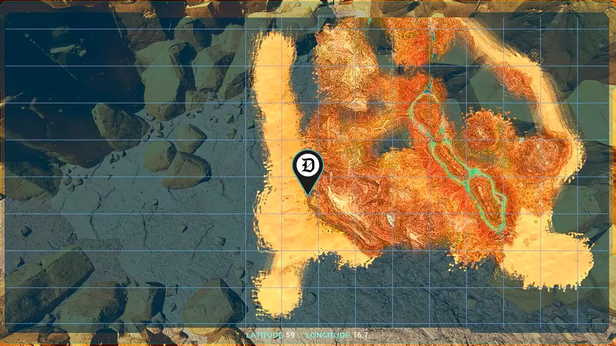 lava cave location on ASA map