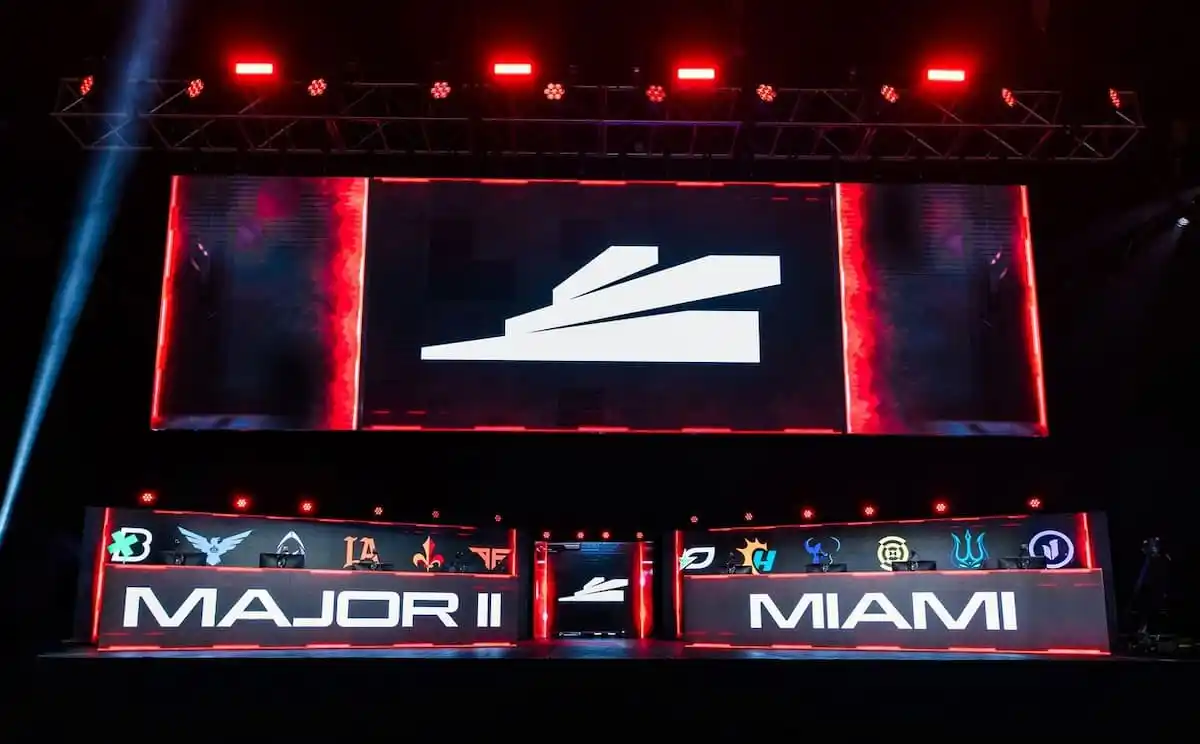 The CDL logo shown on-stage at Major 2 2024.