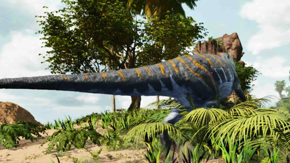 baryonyx walking away in ark survival ascended