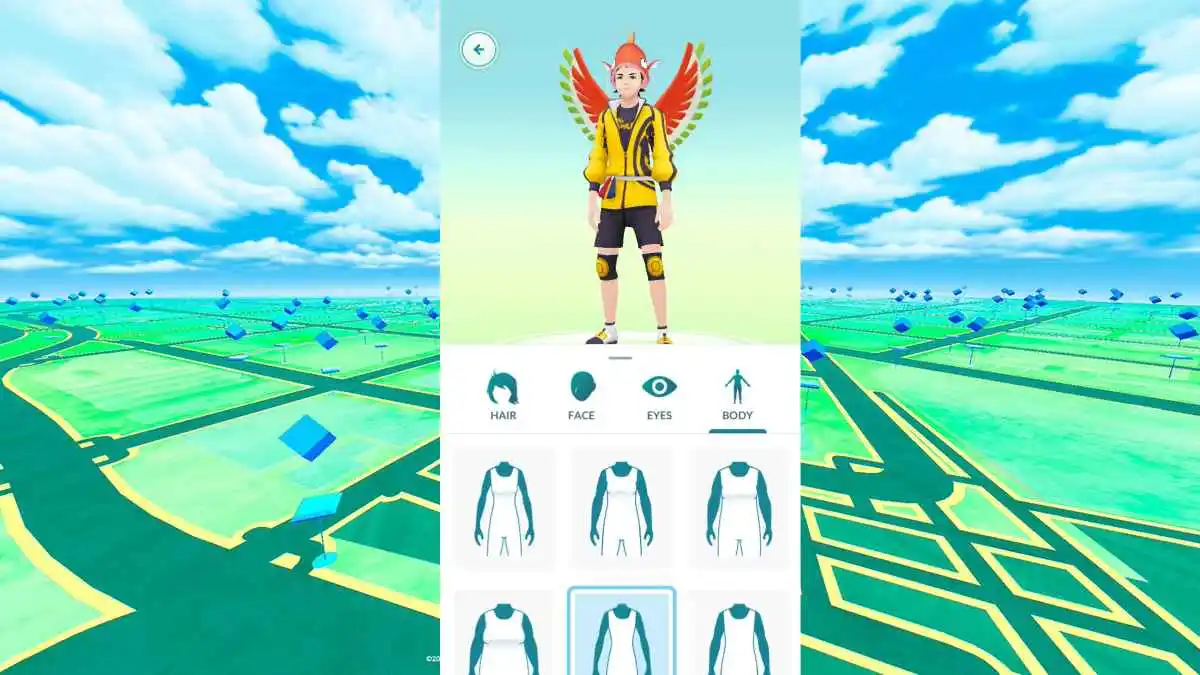 Pokemon Go Avatar Body Types.