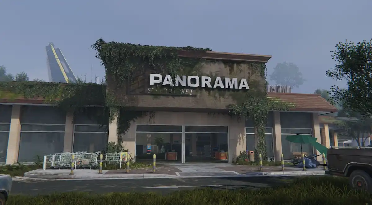 A store named Panorama in Overlook Town in Once Human.