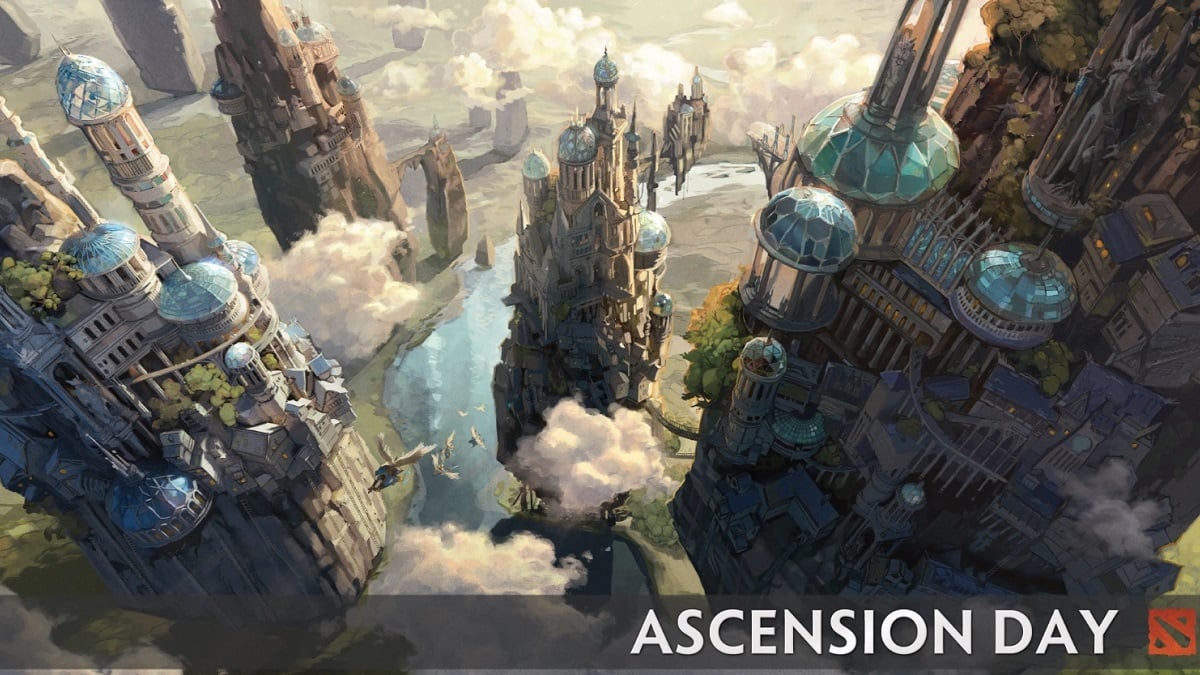 ValveがAscension Dayのコミックティーズを発表、Dota 2プレイヤーがCrownfallの待合室で立ち往生