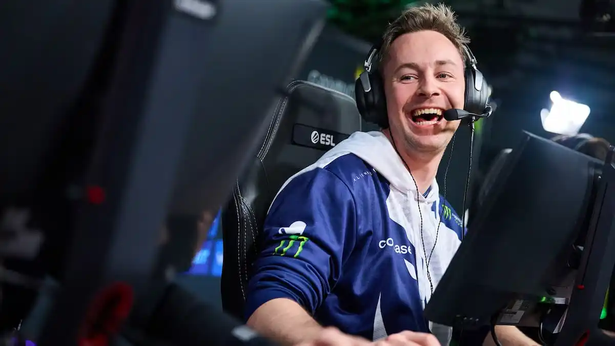 CadiaN laughing during a game at ESL Pro League Season 19.