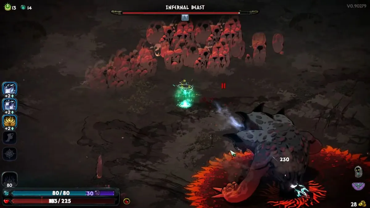 Cerberus moveset in Hades 2