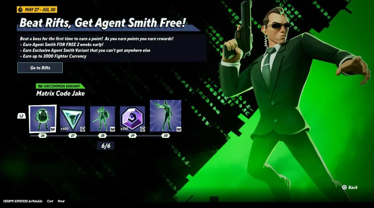 Jake Matrix Code Skin MultiVersus