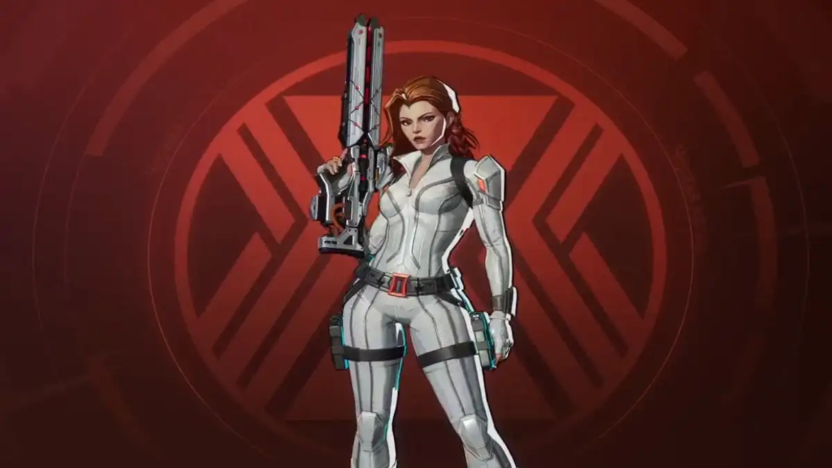 The White Suit skin for Black Widow in Marvel Rivals.