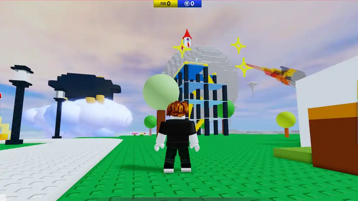 Character in The Classic event in Roblox.