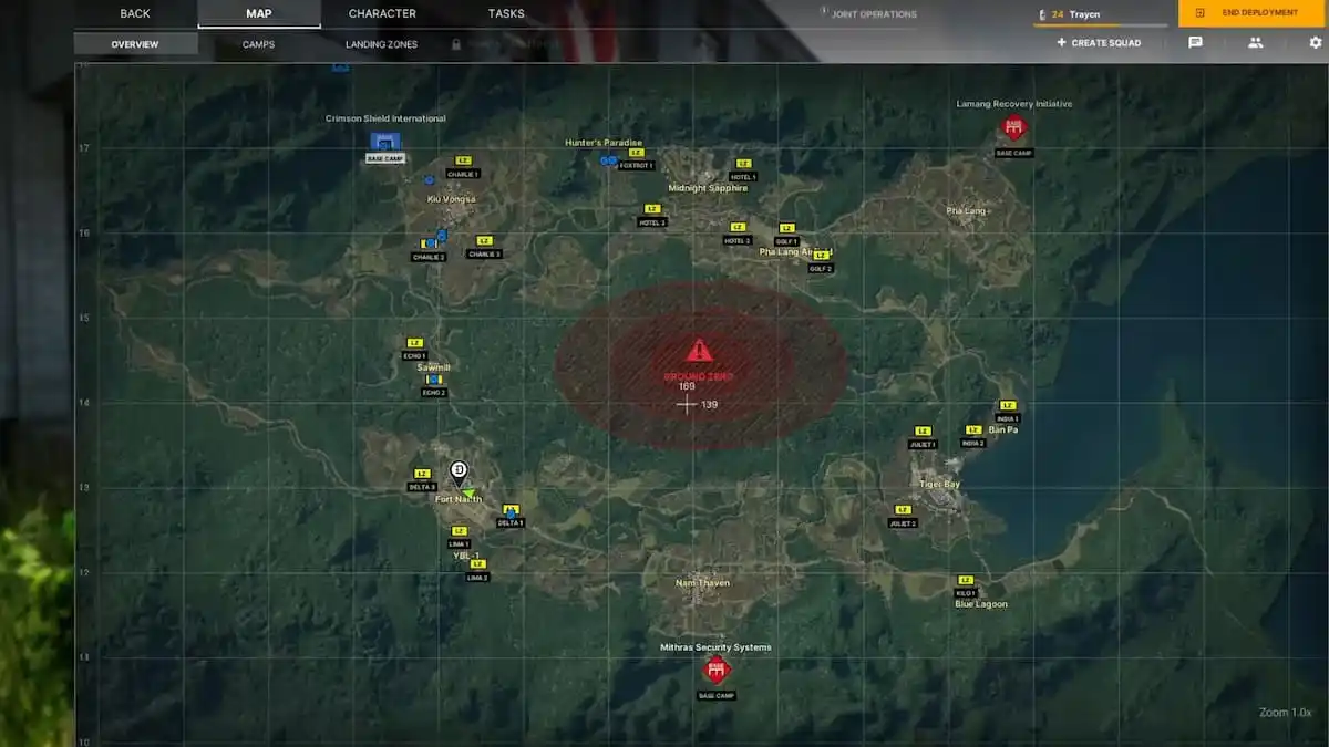 Location of Interrogation Orders in Gray Zone Warfare.