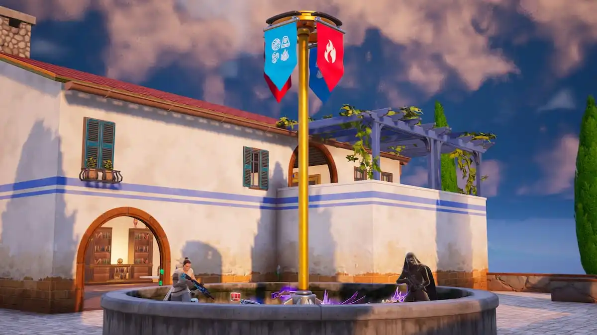 Loot Island captured in Fortnite.