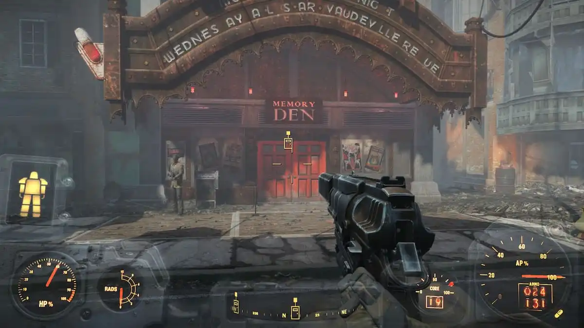 Memory Den building in Fallout 4