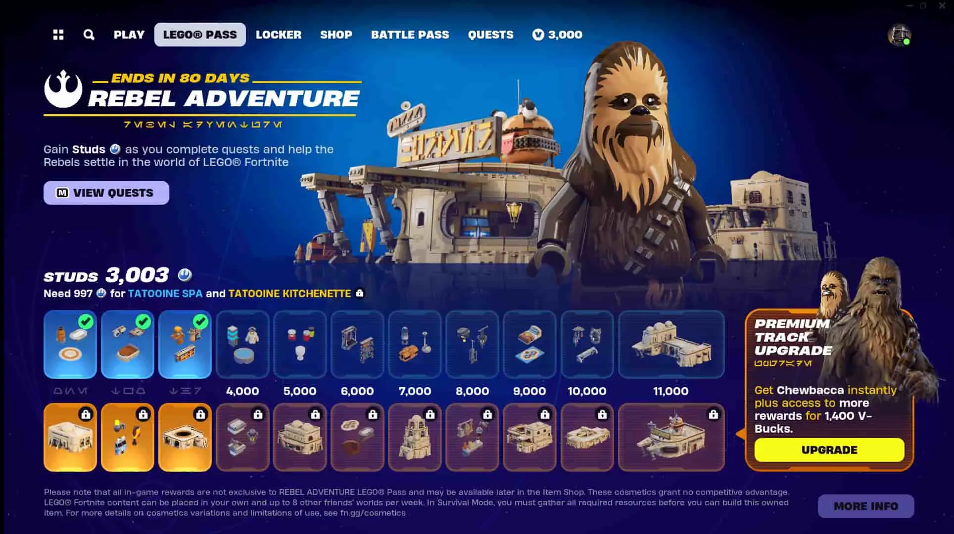 Rebel Adventure is the first battle pass in LEGO Fortnite.