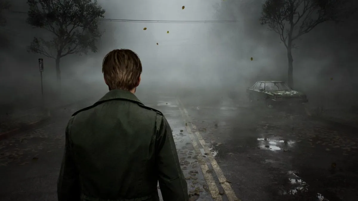 james walking in silent hill 2 remake