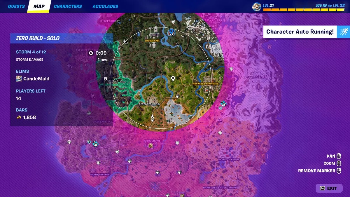 Fortnite Metallica Loot Island map