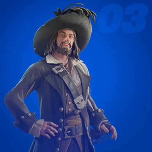 Barbossa icon in Fortnite.