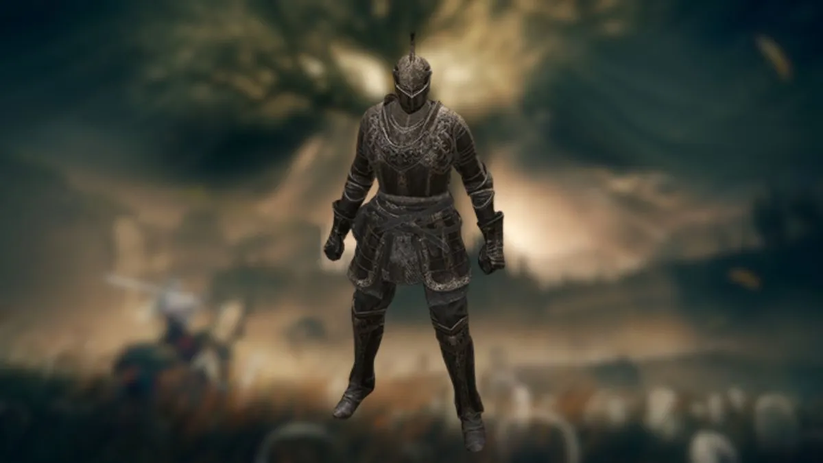 Character wearing the Oathseeker Knight set in Elden Ring Shadow of the Erdtree