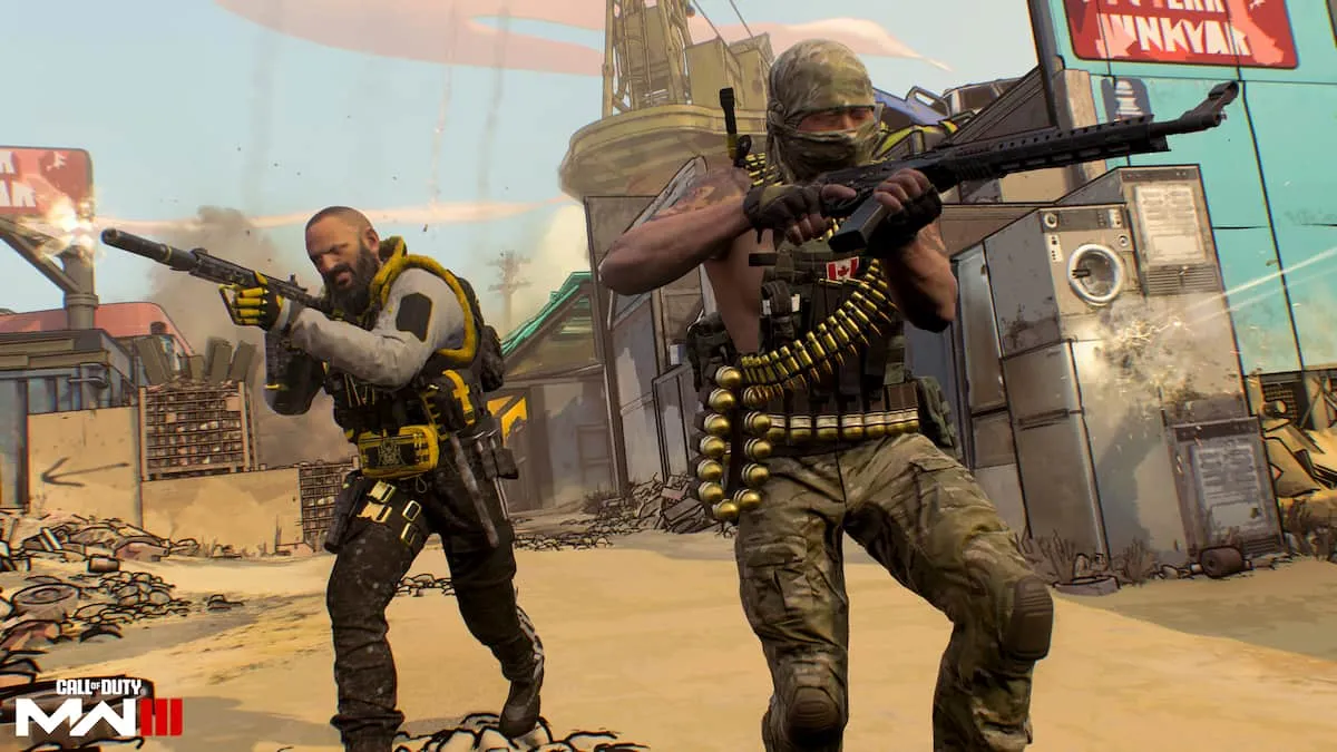 MW3 operators wield their weapons.