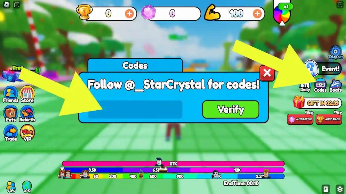 How to redeem codes in Aqua Racer