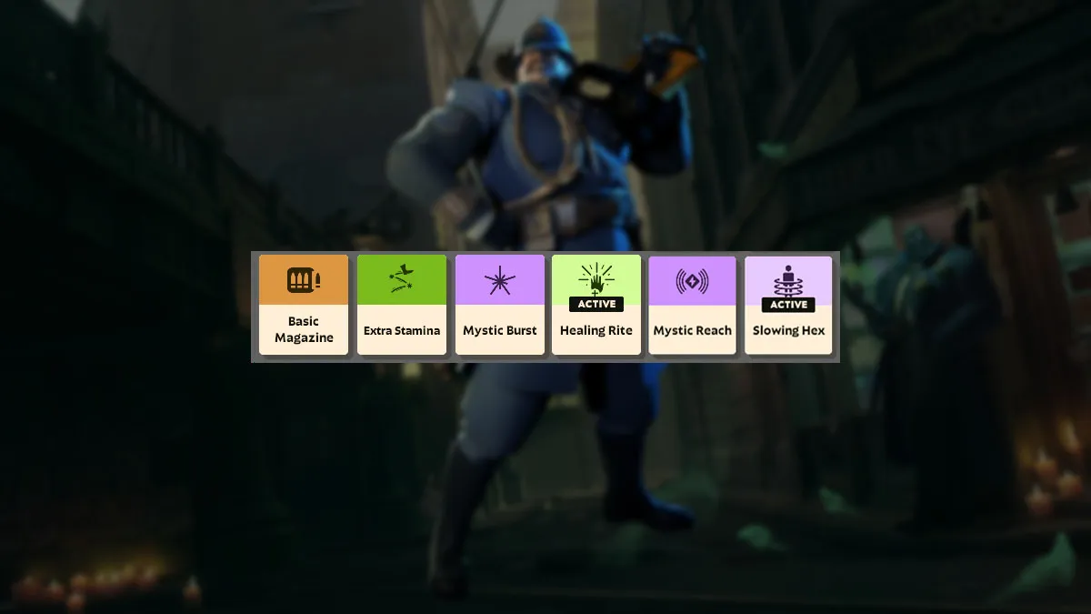 An image showing the items you should build on Warden in Deadlock.