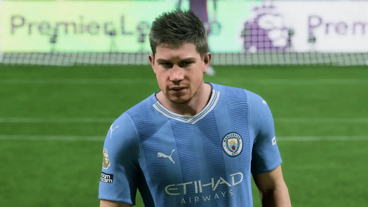 Kevin de Bruyne game ready for EA FC 24.